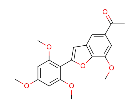 1-(7-methoxy-2-(2,4,6-trimethoxyphenyl)benzofuran-5-yl)ethanone