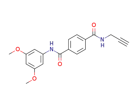 4-(3,5-dimethoxyphenylaminocarbonyl)-N-(prop-2-yn-1-yl)benzamide