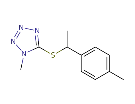 1-methyl-5-((1-(p-tolyl)ethyl)thio)-1H-tetrazole