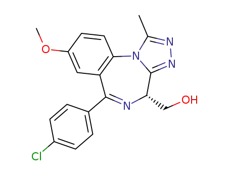 (R)-(6-(4-chlorophenyl)-8-methoxy-1-methyl-4H-benzo[f][1,2,4]-triazolo[4,3-a][1,4]diazepin-4-yl)methanol