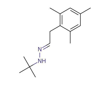 (E)-1-tert-butyl-2-[2-(2,4,6-trimethylphenyl)ethylidene]hydrazine