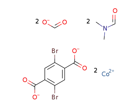 [Co2(2,5-dibromoterephthalate)(HCOO)2(dimethylformamide)2]