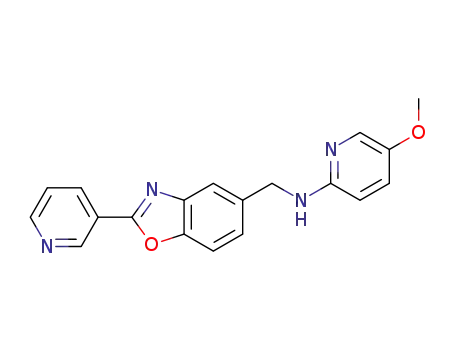 5-methoxy-N-{[2-(pyridin-3-yl)-1,3-benzoxazol-5-yl]methyl}pyridin-2-amine