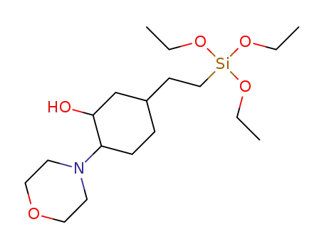 2-morpholino-5-(2-triethoxysilylethyl)cyclohexan-1-ol