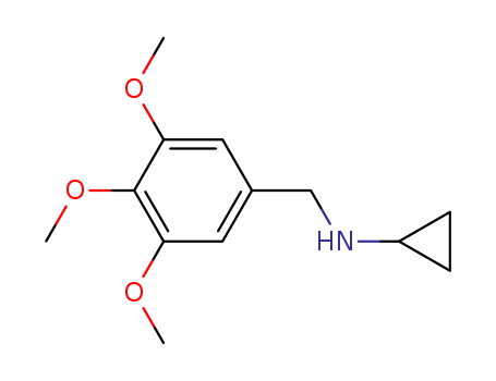 14471-17-1,N-(3,4,5-trimethoxybenzyl)cyclopropanamine,Benzylamine,N-cyclopropyl-3,4,5-trimethoxy- (8CI); NSC 523291