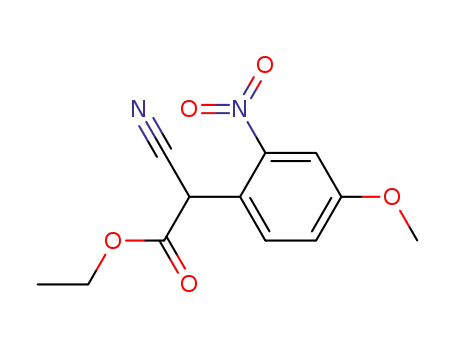 ethyl 2-cyano-2-(4-methoxy-2-nitrophenyl)acetate