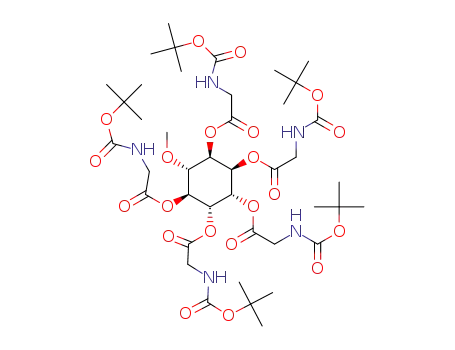 1,2,4,5,6-pentakis-O-(Boc-Gly)-3-O-methyl-D-chiro-inositol