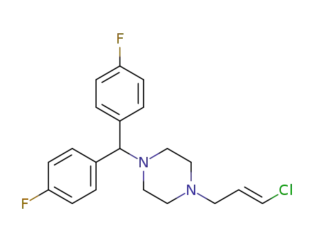 1-[bis(4-fluorophenyl)methyl]-4-[(2E)-3-chloroprop-2-en-1-yl]piperazine