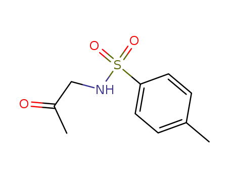 Molecular Structure of 54972-26-8 (Benzenesulfonamide, 4-methyl-N-(2-oxopropyl)-)