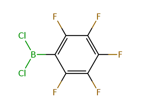 Molecular Structure of 830-48-8 (Borane, dichloro(pentafluorophenyl)-)