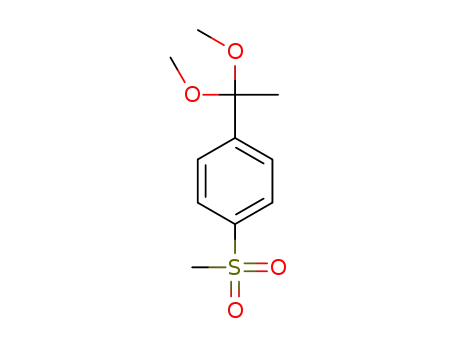 1-(1,1-dimethoxyethyl)-4-(methylsulfonyl)benzene