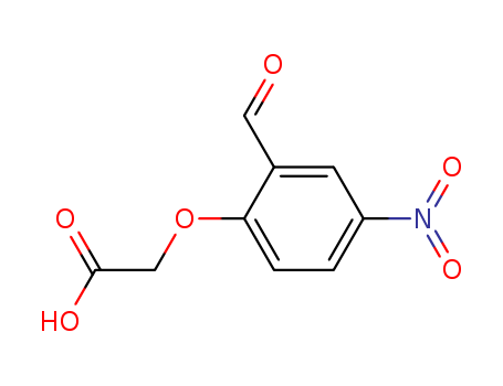 Acetic acid,2-(2-formyl-4-nitrophenoxy)- cas  6965-69-1