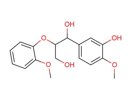 2-(2-Methoxyphenoxy)-1-(3-hydroxy-4-methoxyphenyl)-propandiol-(1,3)