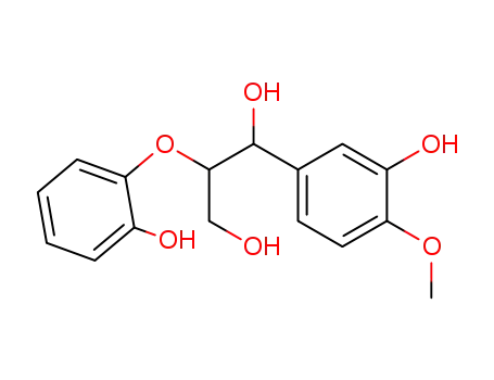2-(2-Hydroxyphenoxy)-1-(3-hydroxy-4-methoxyphenyl)-propandiol-(1,3)