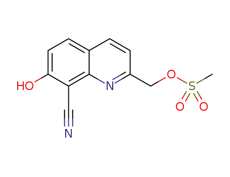 (8-cyano-7-hydroxyquinolin-2-yl)methyl methanesulfonate