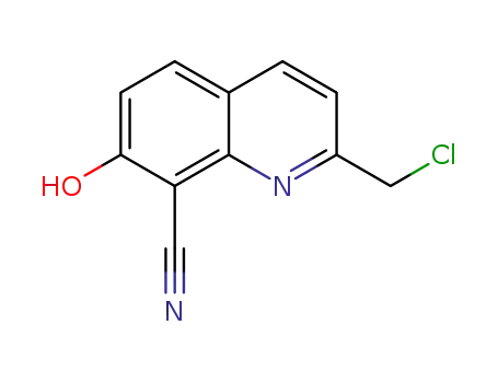 2-(chloromethyl)-7-hydroxyquinoline-8-carbonitrile