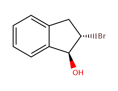 Molecular Structure of 10368-44-2 (TRANS-2-BROMO-1-INDANOL)