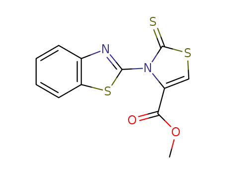 methyl 3-(benzo[d]thiazol-2-yl)-2-thioxo-2,3-dihydrothiazole-4-carboxylate