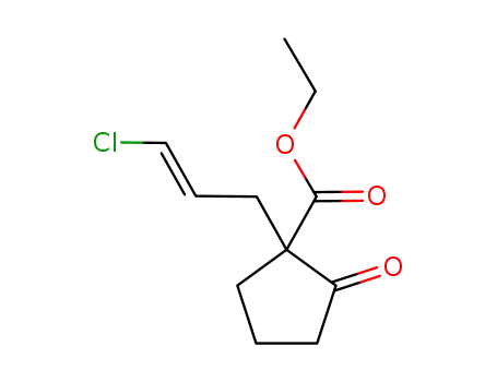 ethyl 2-oxo-1-[(2E)-3-chloroprop-2-en-1-yl]cyclopentane-1-carboxylate