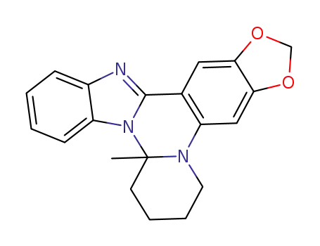 9a-methyl-7,8,9,9a-tetrahydro-6H-benzo[4,5]imidazo[1,2-c][1,3]dioxolo[4,5-g]pyrido[1,2-a]quinazoline