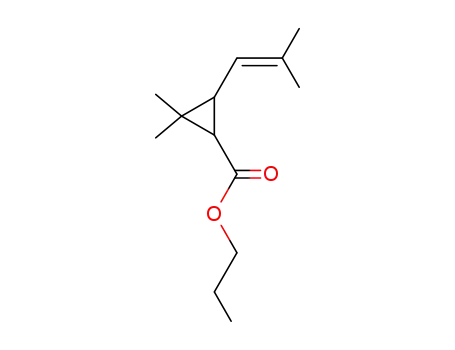 n-propyl 2,2-dimethyl-3-(2-methyl-1-propenyl)cyclopropanecarboxylate