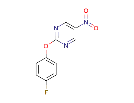 2-(4-fluorophenoxy)-5-nitropyrimidine