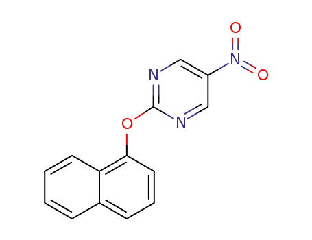 2-(naphthalen-1-yloxy)-5-nitropyrimidine