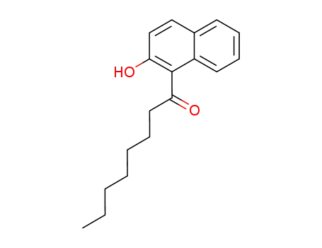 Molecular Structure of 95455-13-3 (1-Octanone, 1-(2-hydroxy-1-naphthalenyl)-)