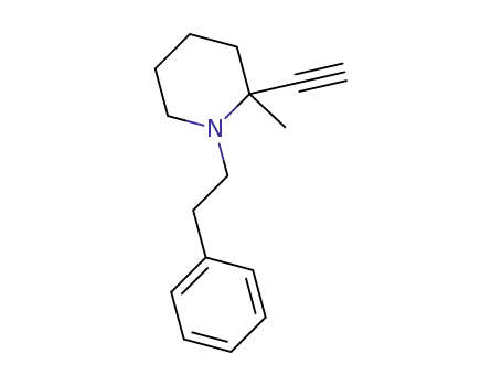 2-ethynyl-2-methyl-1-phenethylpiperidine