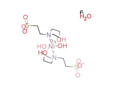bis(N,N-di(2-hydroxyethyl)taurinato)nickel(II)*6H2O