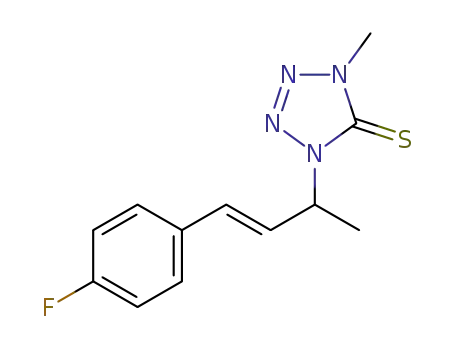 (E)-1-(4-(4-fluorophenyl)but-3-en-2-yl)-4-methyl-1,4-dihydro-5H-tetrazole-5-thione
