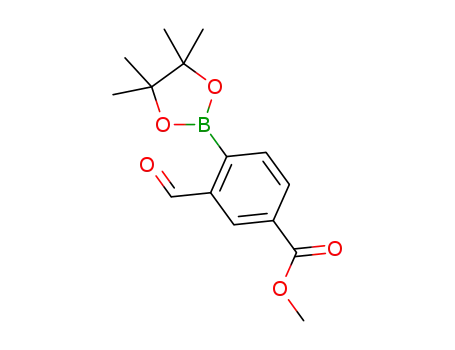 methyl 3-formyl-4-(4,4,5,5-tetramethyl-1,3,2-dioxaborolan-2-yl)benzoate