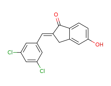 (E)-2-(3,5-dichlorobenzylidene)-5-hydroxy-2,3-dihydro-1H-inden-1-one