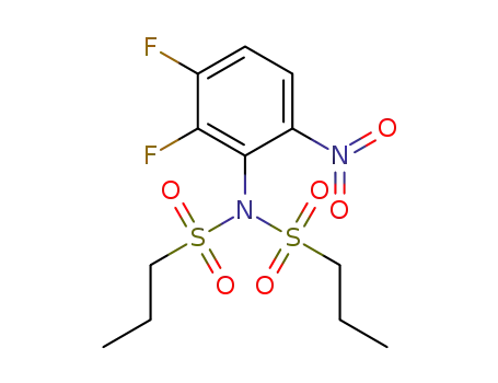 N-(2,3-difluoro-6-nitrophenyl)-N-(propylsulfonyl)propane-1-sulfonamide