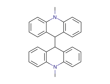 Molecular Structure of 3295-69-0 (9,9'-Biacridine, 9,9',10,10'-tetrahydro-10,10'-dimethyl-)