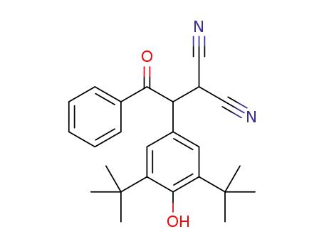 2-(1-(3,5-di-tert-butyl-4-hydroxyphenyl)-2-oxo-2-phenylethyl)malononitrile
