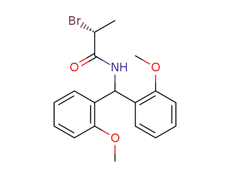 N-(bis(2-methoxyphenyl)methyl)-2-bromopropanamide