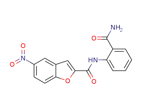 N-(2-carbamoylphenyl)-5-nitro-1-benzofuran-2-carboxamide