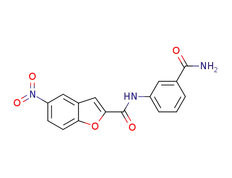 N-(3-carbamoylphenyl)-5-nitro-1-benzofuran-2-carboxamide