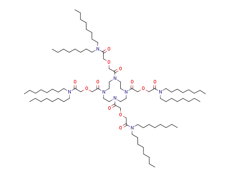 2,2′,2′′,2′′′-(((1,4,7,10-tetraazacyclododecane-1,4,7,10-tetrayl)tetrakis (2-oxoethane-2,1-diyl))tetrakis(oxy))tetrakis(N,N-dioctylacetamide)