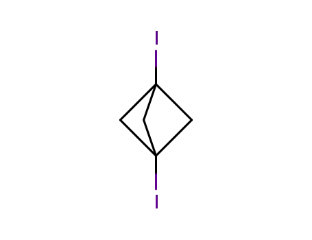 Molecular Structure of 105542-98-1 (1,3-Diiodobicyclo[1.1.1]Pentane)