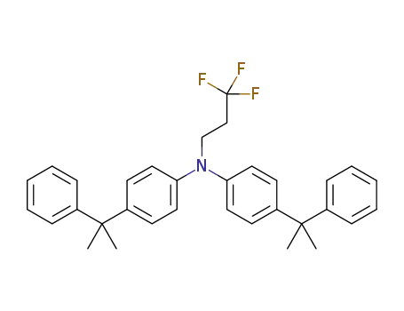 4-(2-phenylpropan-2-yl)-N-(4-(2-phenylpropan-2-yl)phenyl)-N-(3,3,3-trifluoropropyl)aniline