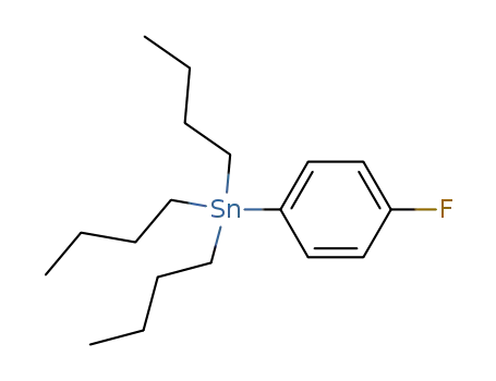 Molecular Structure of 17151-47-2 (4-FLUORO-(TRI-N-BUTYLSTANNYL)BENZENE)