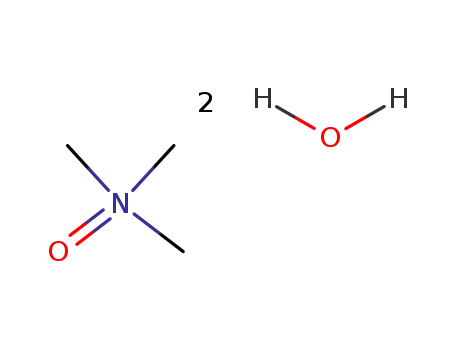 Molecular Structure of 62637-93-8 (Trimethylamine N-oxide dihydrate)