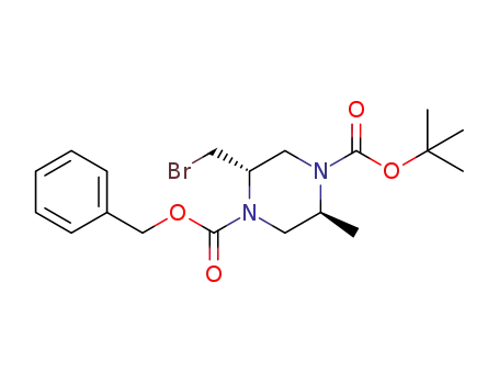 1-benzyl 4-(tert-butyl) (2S,5S)-2-(bromomethyl)-5-methylpiperazine-1,4-dicarboxylate