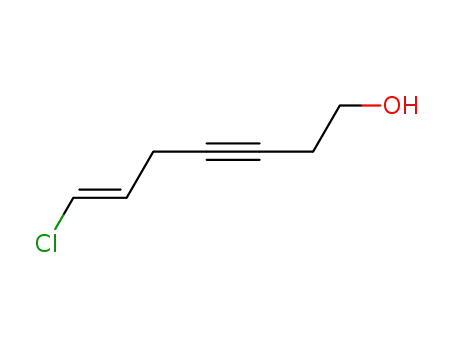 (6E)-7-chlorohept-6-en-3-yn-1-ol
