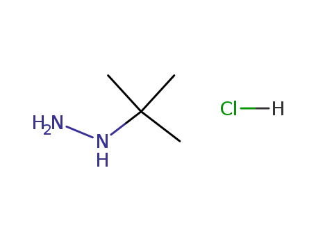Molecular Structure of 7400-27-3 (tert-Butylhydrazine hydrochloride)