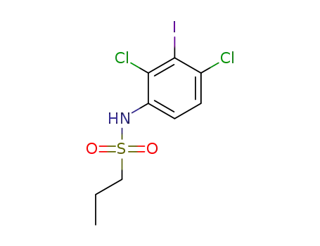 N-(2,4-dichloro-3-iodophenyl)propane-1-sulfonamide