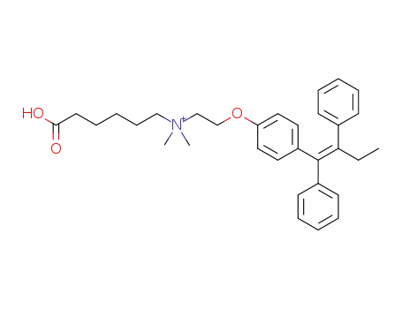 (Z)-6-((2-(4-(1,2-diphenylbut-1-en-1-yl)phenoxy)ethyl)dimethylammonio)hexanoic acid
