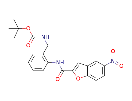 tert-butyl N-{[2-(5-nitro-1-benzofuran-2-amido)phenyl]methyl}carbamate